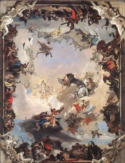 Giambattista Tiepolo Allegory of the Planets and Continents China oil painting art